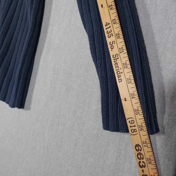 Old Navy Y2K Sweater Ribbed Varsity Striped Mens XXL Preppy Grandpacore Casual - Picture 12 of 14